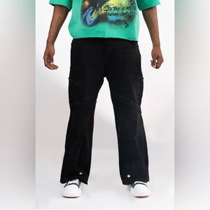 Watson BAGGY BLACK DENIM PANTS 36